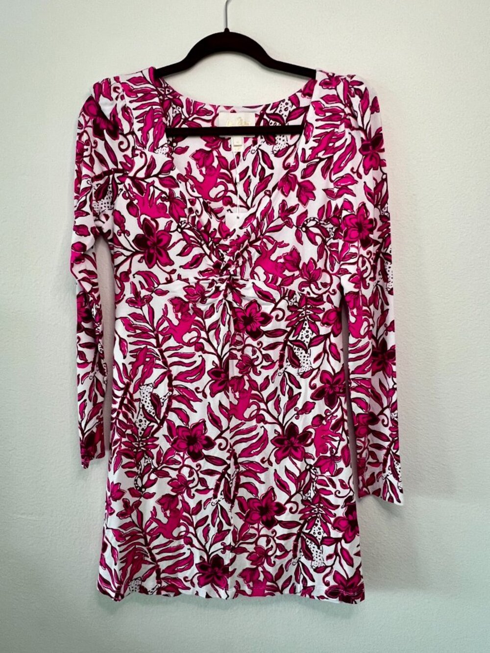 NWT Lilly Pulitzer Anne Skirted Romper In Elder Blossom Size Medium Floral - Picture 9 of 14